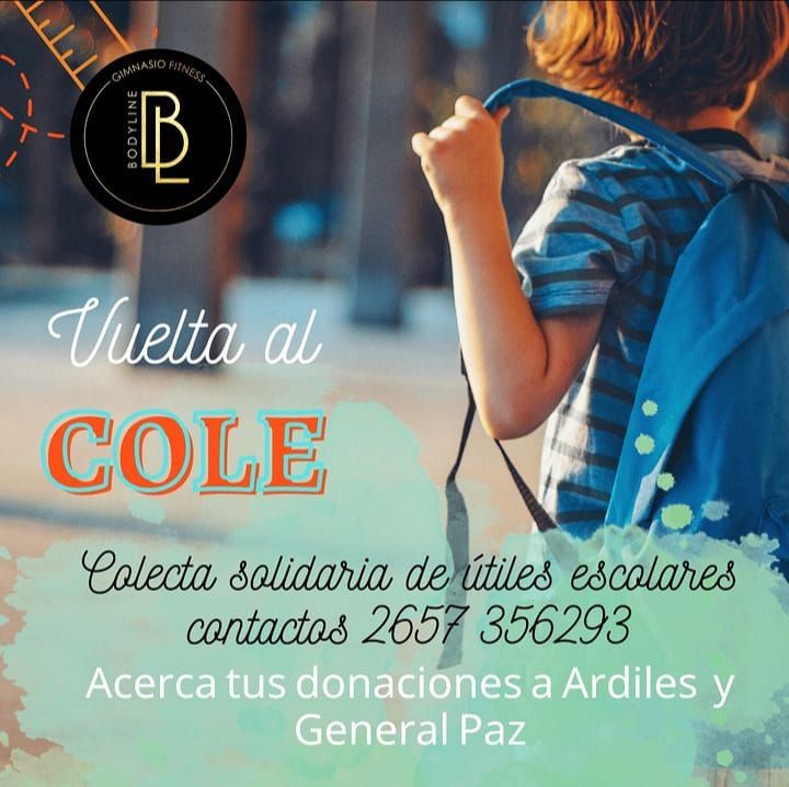 Colecta solidaria de útiles escolares e indumentaria 