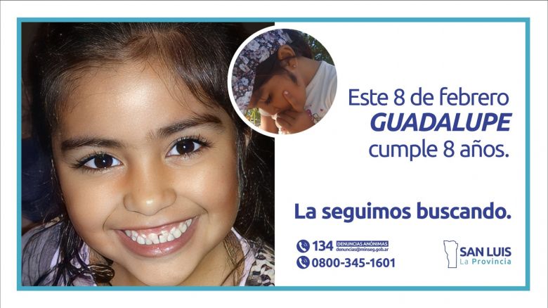 "Es el tercer cumpleaños que Guadita no está con nosotros y sólo pido que compartan su foto"