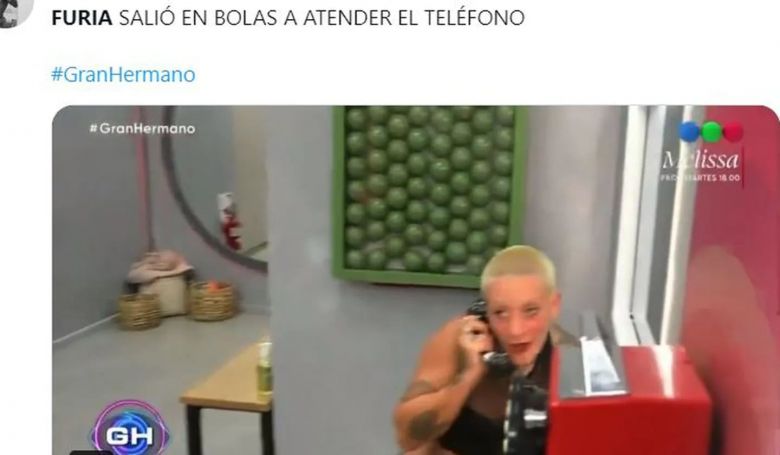 En pleno vivo de Gran Hermano 2023: Furia salió corriendo desnuda del baño y se quedó “congelada”