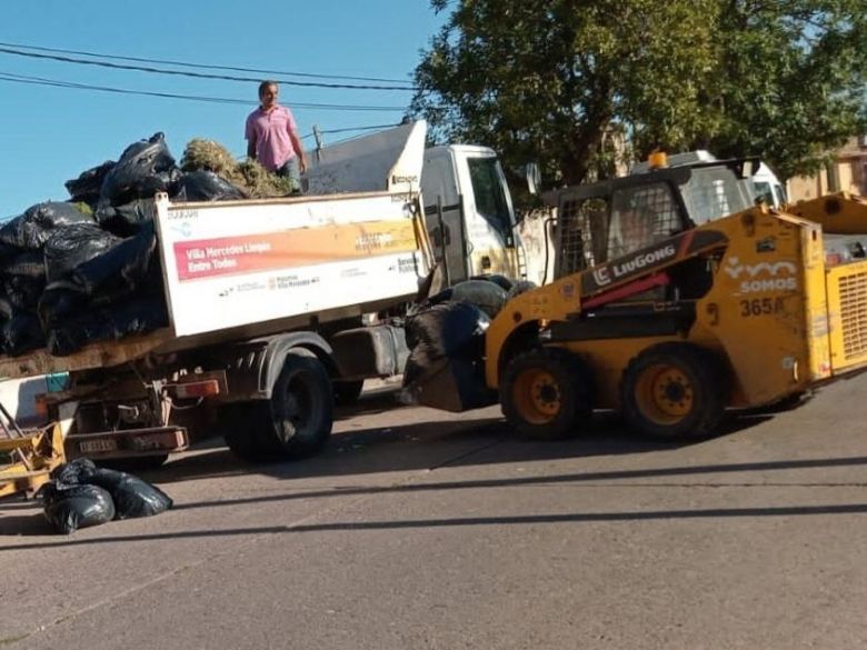 Se reforzaron los operativos de limpieza dentro de las cuatro avenidas