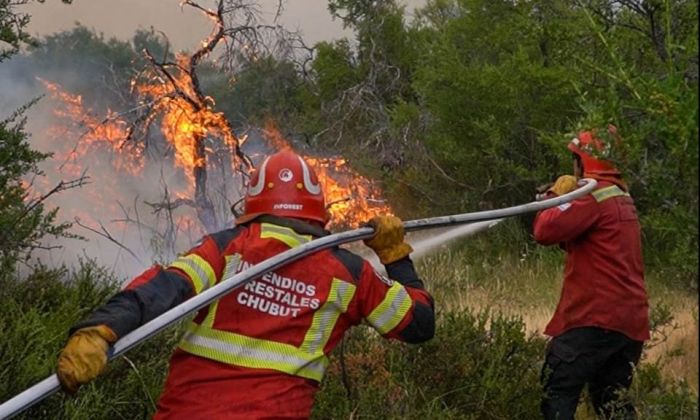 Tras varios días de intensos operativos, se logró controlar el incendio en “Los Alerces”