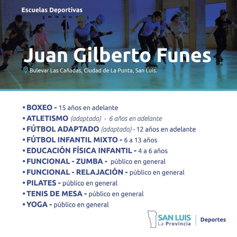 Comienzan su actividad las escuelas deportivas gratuitas para todas las edades