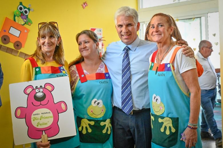 El Gobernador inauguró un Centro de Desarrollo Infantil en el barrio Eva Perón