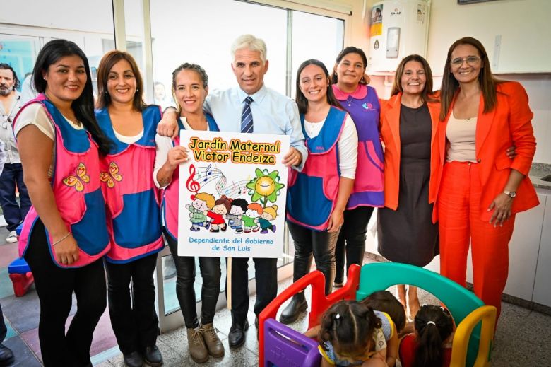 El Gobernador inauguró un Centro de Desarrollo Infantil en el barrio Eva Perón