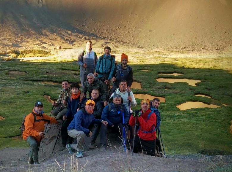 Un grupo de villamercedinos visitó el lugar de la "tragedia de los Andes'