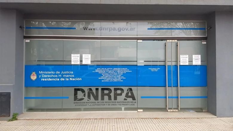 Anuncian un paro en todos los Registros del Automotor desde este lunes