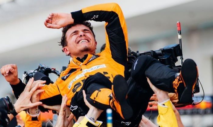 Lando Norris obtuvo la primera victoria de su carrera en el Gran Premio Miami