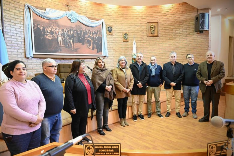 El honorable Concejo Deliberante de Villa Mercedes distinguió a LV15