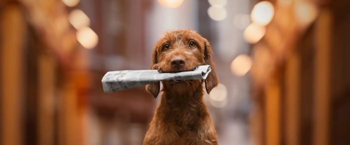Perro para retrato