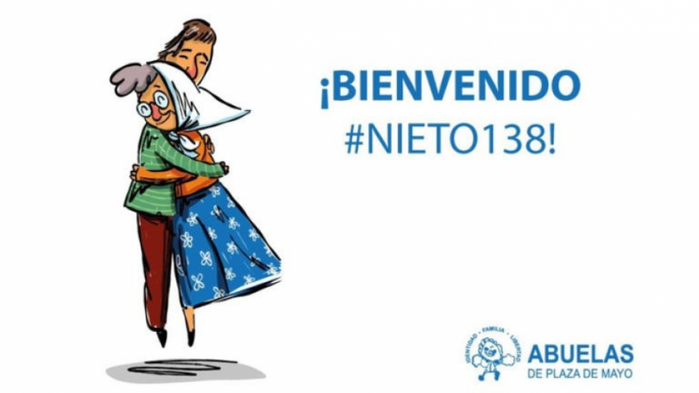 Recuperación del Nieto 138: "Fue una gran alegría en el año más desastrozo para nuestra sociedad"