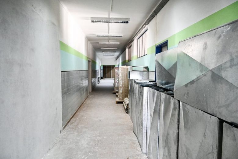 La refacción de la planta alta del Hospital ‘Juan Domingo Perón’ tiene un 60% de avance