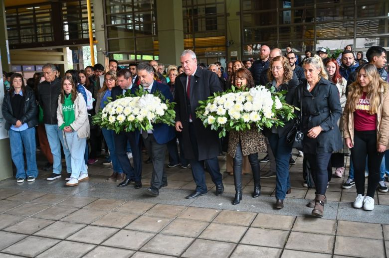Día de la Memoria: el Vicegobernador participó del acto conmemorativo realizado en la UNSL