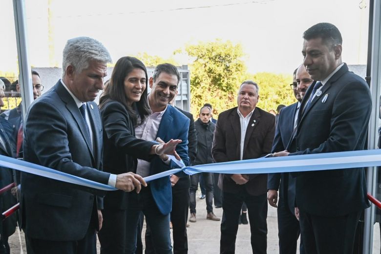 Poggi inauguró un nuevo edificio para la dirección de Lucha Contra el Narcotráfico