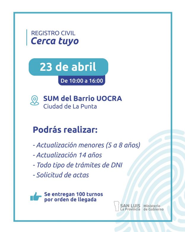 El Gobierno provincial acercó servicios a los vecinos de San Luis