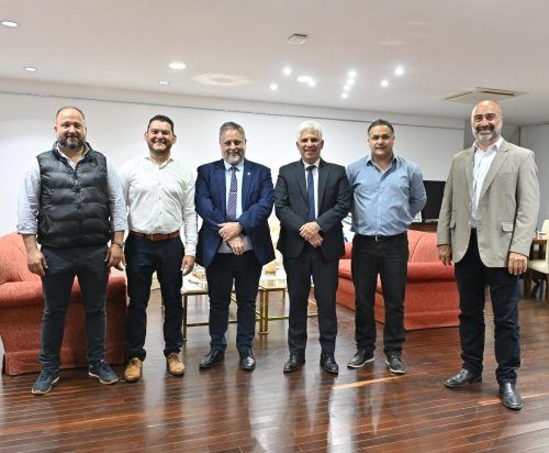 El Gobernador recibió a los cuatro senadores electos en la votación del domingo
