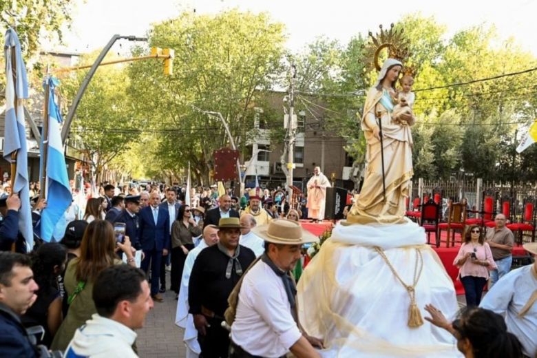 Villa Mercedes celebró junto a la Virgen las fiestas patronales