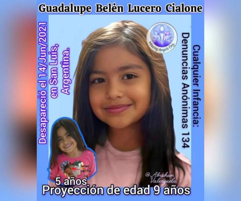 Realizaron una imagen de cómo se vería Guadalupe Lucero hoy