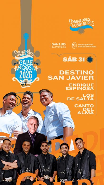 Se viene la 37&deg; Fiesta Nacional de la Calle Angosta