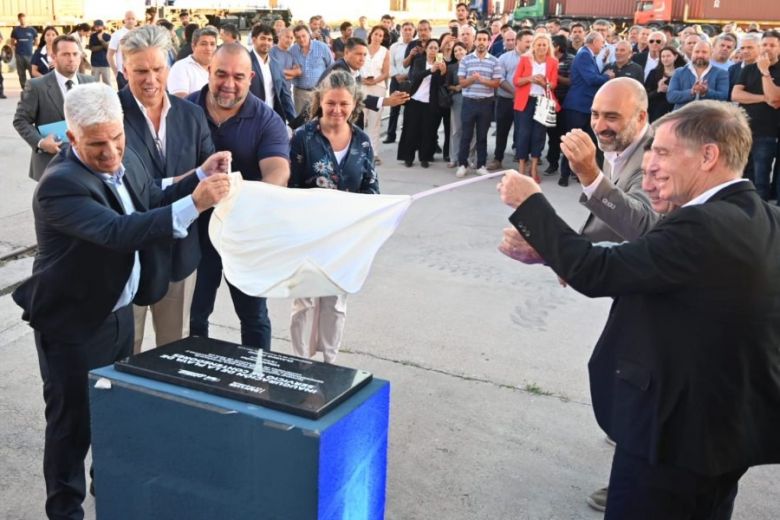 La Provincia potencia su competitividad: inauguraron el patio de contenedores en la ZAL