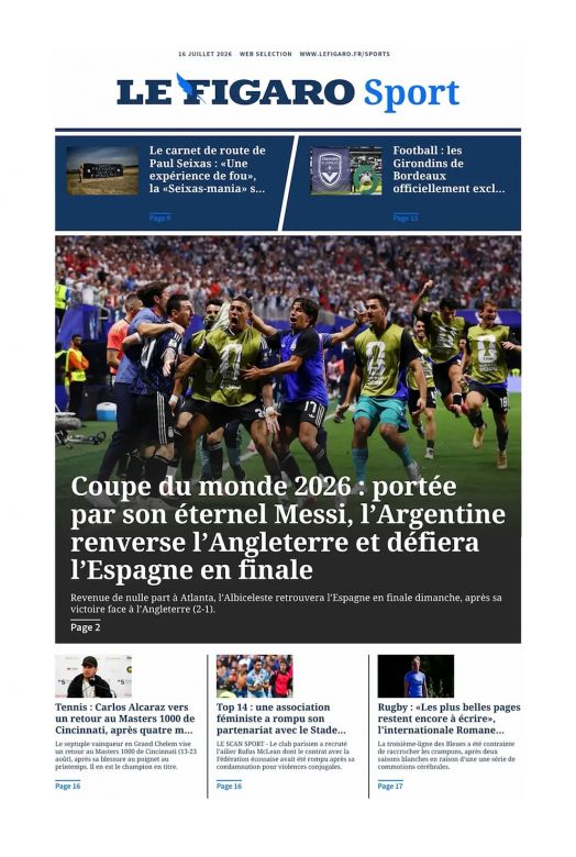 Mir&aacute; las portadas de los principales diarios del planeta tras la remontada de Argentina ante Inglaterra