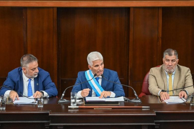 Poggi inaugur&oacute; el per&iacute;odo de sesiones ordinarias con un mensaje centrado en el futuro