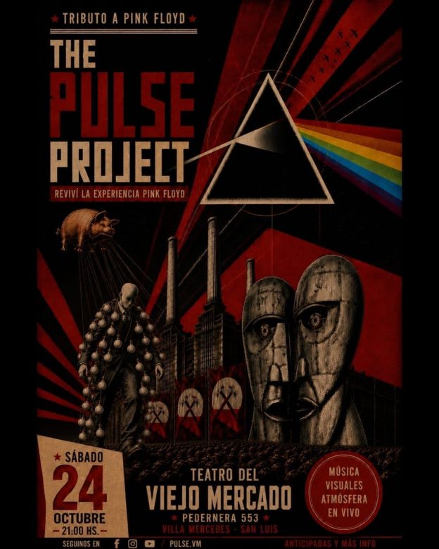 The Pulse Project propone un viaje al universo de Pink Floyd con m&uacute;sica, im&aacute;genes y una puesta inmersiva