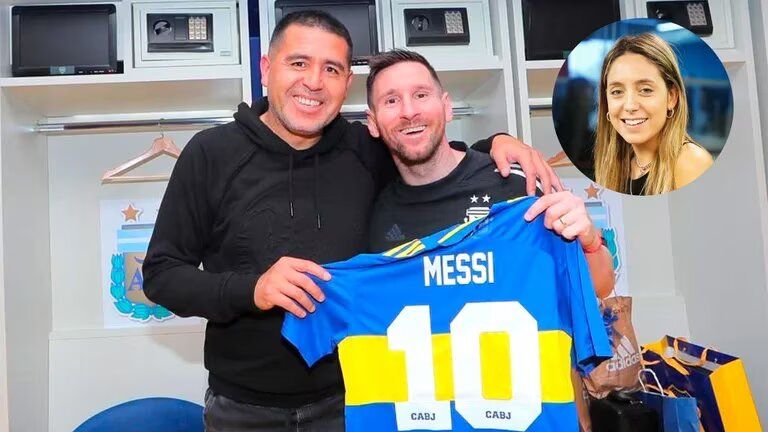 Qué dijo Lionel Messi sobre la chance de usar la camiseta de Boca Juniors en la despedida de Riquelme