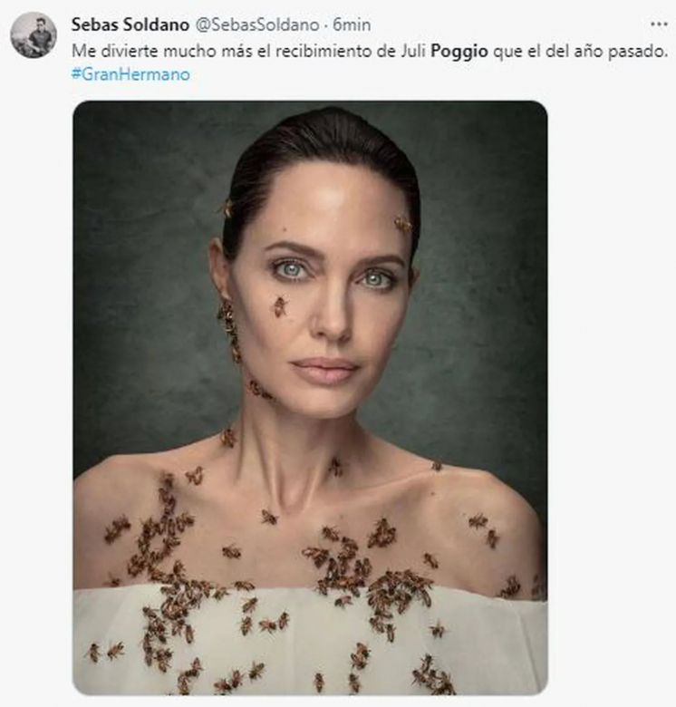 Los mejores memes de la cucaracha en el vestido de Julieta Poggio en Gran Hermano 2023 