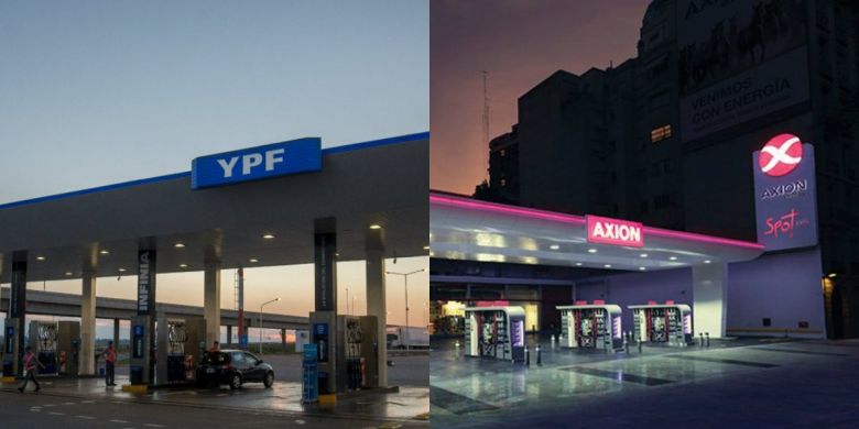 YPF y Axion también aumentaron 37% el precio de sus combustibles  